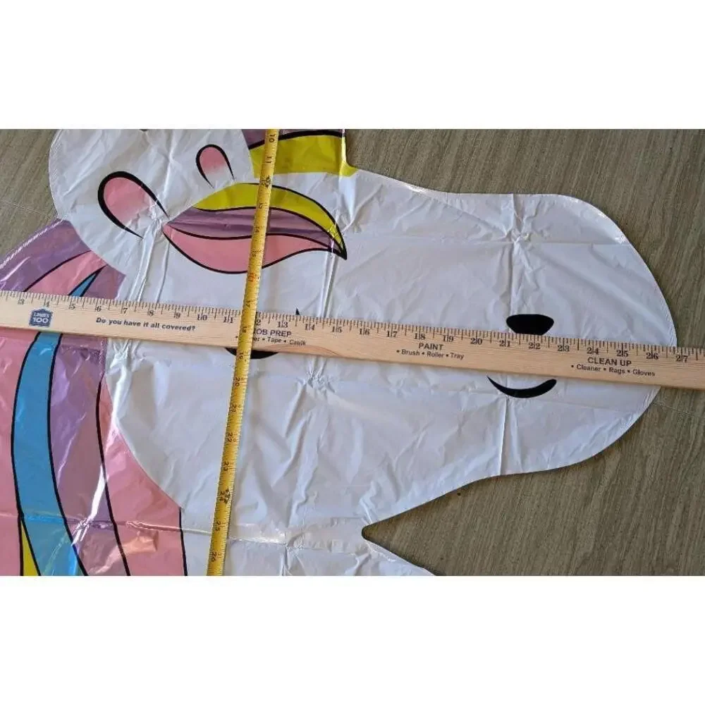 NEW Mylar Balloon Extra Large Colorful Unicorn Birthday Party Decoration